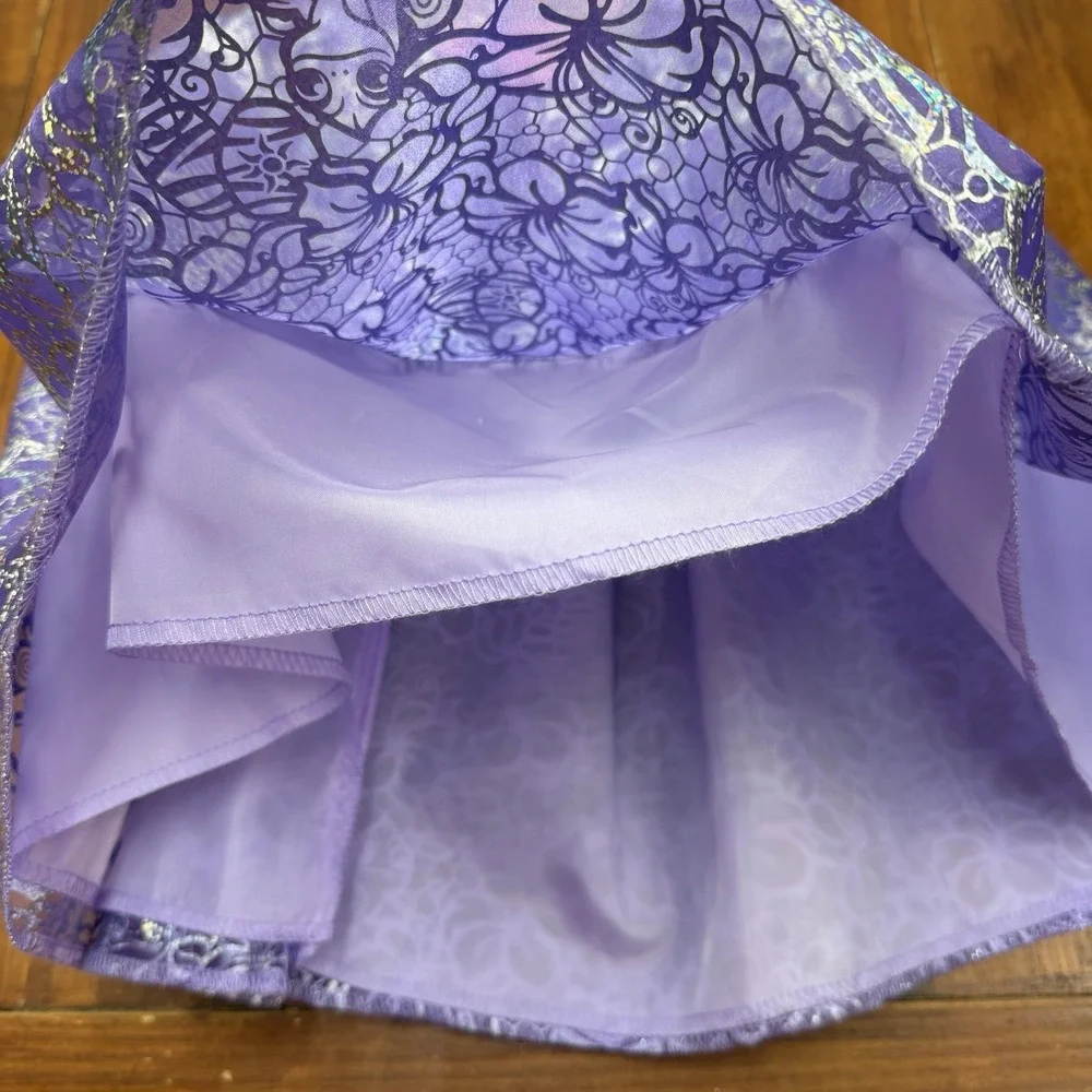 Disney Jakks Rapunzel Tangled Costume Dress Girls 4-6x Purple Princess NWOT